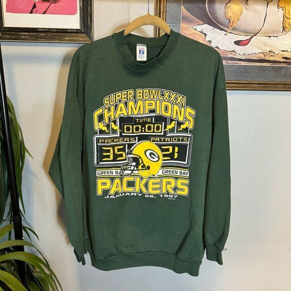 Vintage Green Bay Packers Sweatshirt - Picture 1 of 5
